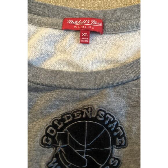 Vintage Mitchell & Ness Women's XL Sweatshirt Pullover Golden State Warriors - Picture 4 of 6